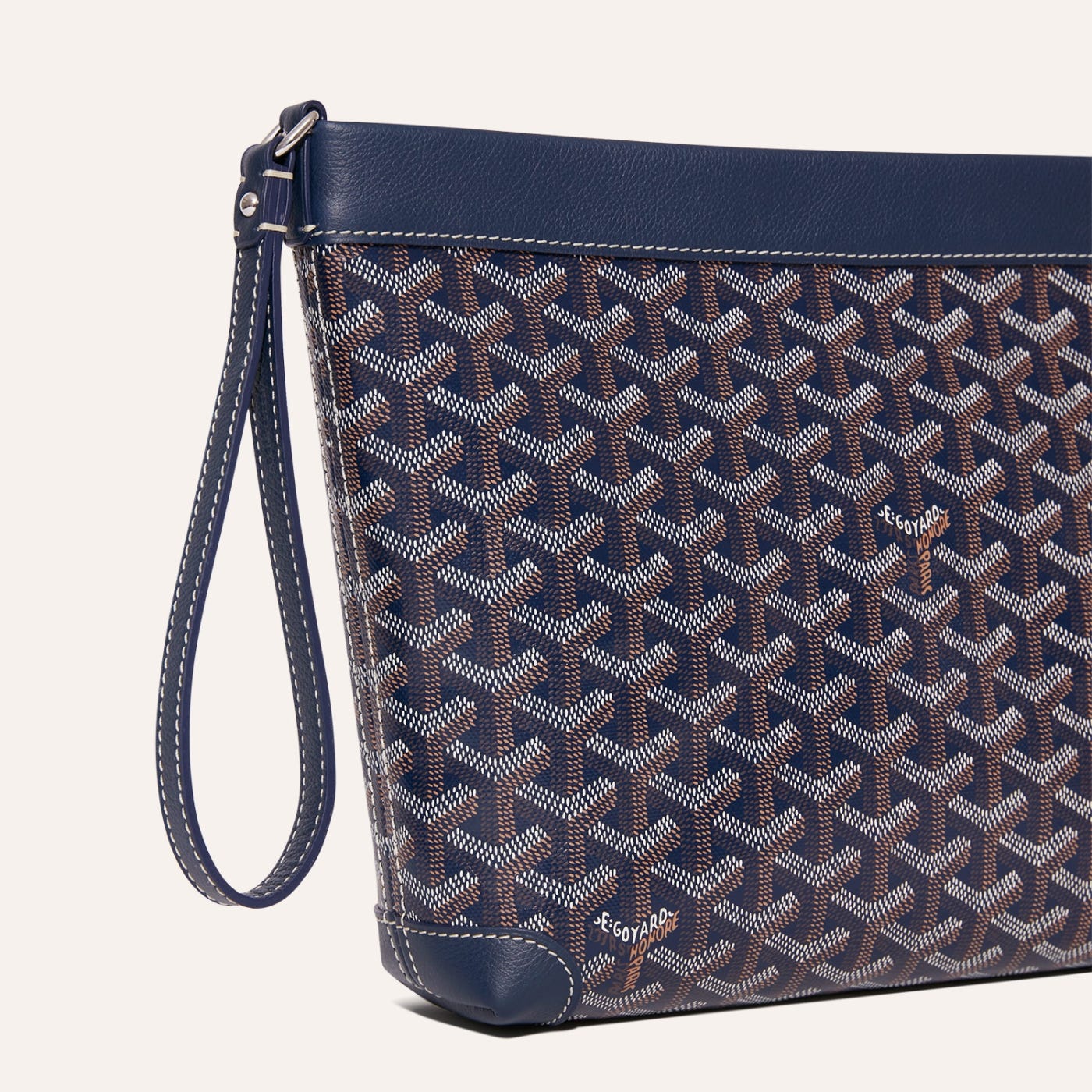 Goyard Conti Pouch Navy Blue - Image 3